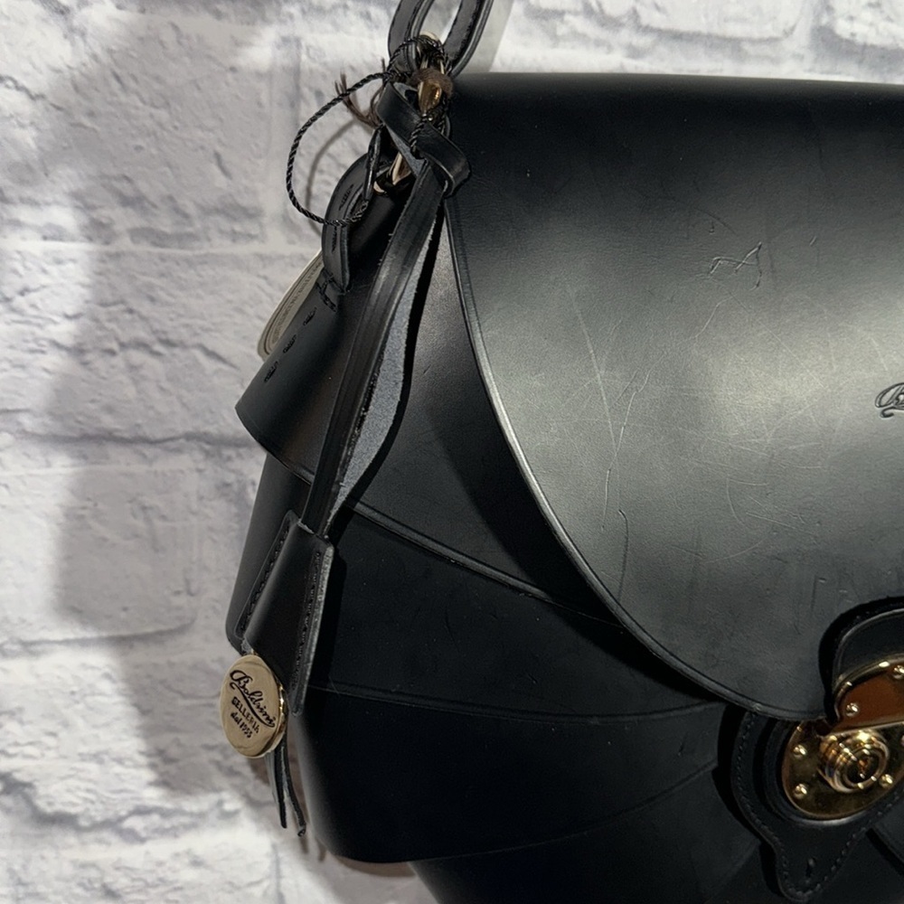 Boldrini Selleria Black Carmen Shoulder Bag Opera Collection Large Luxury Purse - Picture 10 of 15